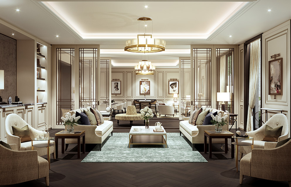 Resident's private lounge - The OWO - Residences by Raffles